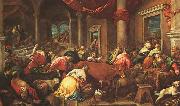 Jacopo Bassano The Purification of the Temple oil painting artist